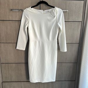 Calvin Klein work bride bridal pageant dress size 2 white